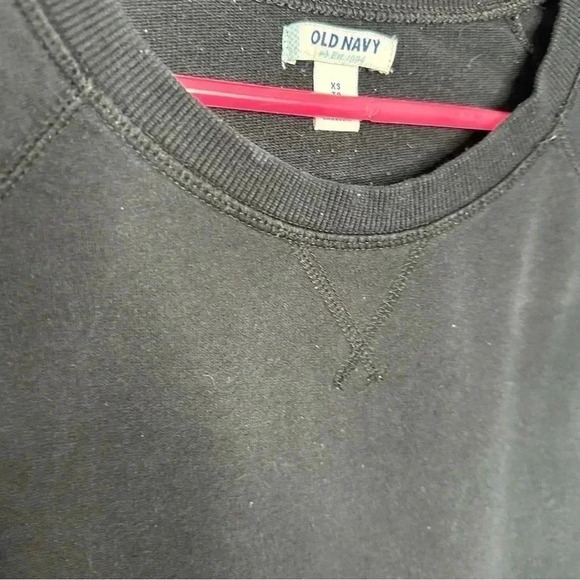Old Navy Sweatshirt Black Size Extra Small - Picture 3 of 16